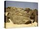 Rock bearing prehistoric heiroglyphics, Egypt-English Photographer-Premier Image Canvas