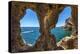 Rock Cave, Algar Seco, Carvoeiro, Algarve, Portugal-Sabine Lubenow-Premier Image Canvas