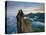 Rock Climbers Scale the Famous Svolv?rgeita, Svolvaer, Lofoten, Nordland, Norway-Doug Pearson-Premier Image Canvas