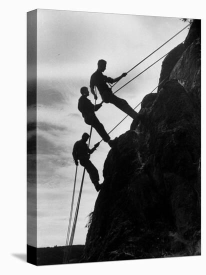 Rock Climbing Teenagers-null-Premier Image Canvas