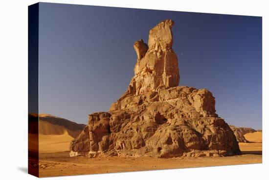 Rock formation in Tadrart, Sahara desert, Algeria, Africa-Michal Szafarczyk-Premier Image Canvas