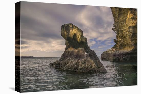 Rock formation off Bartholomew Island, Galapagos Islands, Ecuador.-Adam Jones-Premier Image Canvas