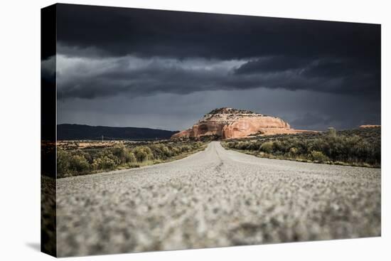 Rock Formations In Monticello, Utah Painted With Light During An On Coming Desert Storm-Dan Holz-Premier Image Canvas