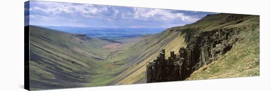 Rock Formations, Nichol Chair, Hup Cup Nick, Dufton, Cumbria, England-null-Premier Image Canvas