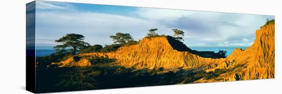 Rock Formations on a Landscape, Broken Hill, Torrey Pines State Natural Reserve, La Jolla-null-Premier Image Canvas