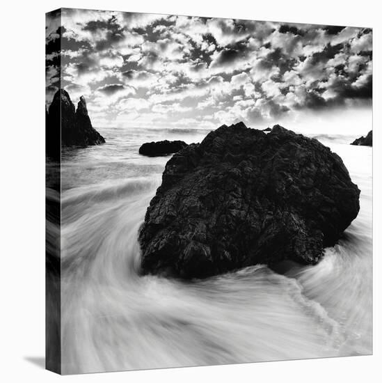 Rock on the Beach-null-Premier Image Canvas