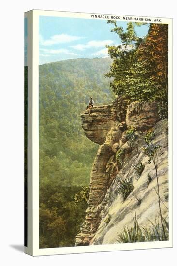 Rock Outcrop, Harrison, Arkansas-null-Stretched Canvas