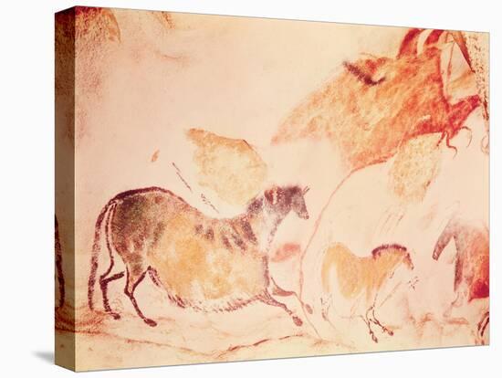 Rock Painting of Horses, C.17000 BC (Cave Painting)-Prehistoric-Premier Image Canvas