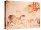 Rock Painting of Horses, C.17000 BC (Cave Painting)-Prehistoric-Premier Image Canvas