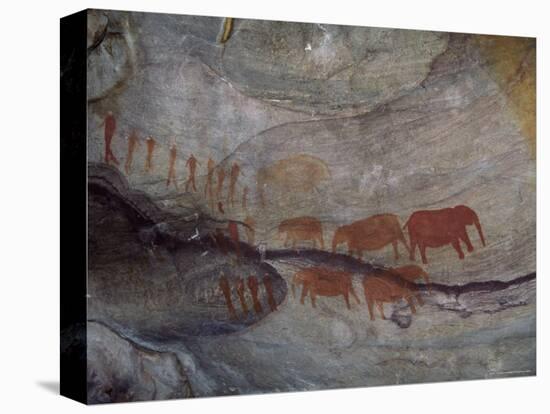 Rock Paintings, Matopo Park, Zimbabwe, Africa-I Vanderharst-Premier Image Canvas