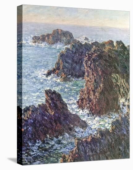 Rock Points at Belle-Ile, c.1886-Claude Monet-Stretched Canvas