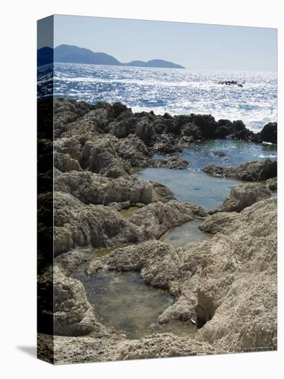 Rock Pools Where Locals Collect Salt, Alaties Beach Area, Kefalonia, Ionian Islands, Greece-R H Productions-Premier Image Canvas