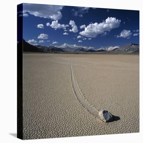 Rock Pushed by Wind in Desert-Micha Pawlitzki-Premier Image Canvas