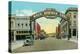 Rock Springs, Wyoming, View of the Rock Springs Welcome Arch-Lantern Press-Stretched Canvas