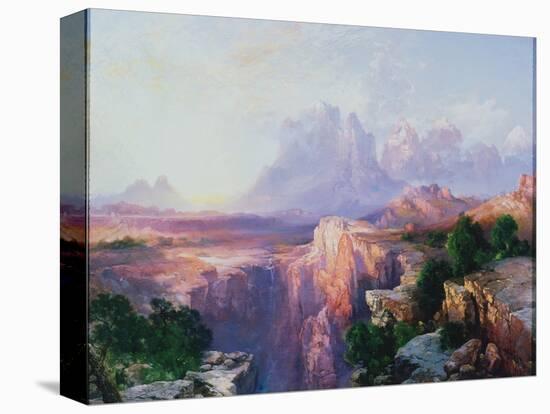 Rock Towers of the Rio Virgin, 1908-Thomas Moran-Premier Image Canvas