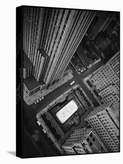 Rockefeller Complex and Skate Rink-Margaret Bourke-White-Premier Image Canvas