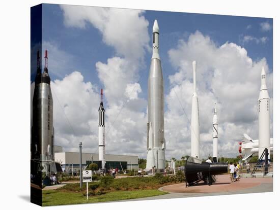 Rocket Garden at the Kennedy Space Center, Cape Canaveral, Florida-Nick Servian-Premier Image Canvas