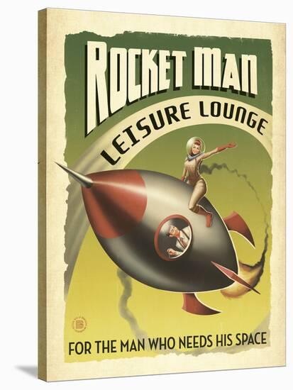 Rocket Man Leisure Lounge-Anderson Design Group-Stretched Canvas