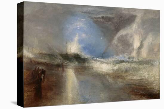 Rockets and Blue Lights (Close at Hand) to Warn Steamboats of Shoal Water, 1840 (Oil on Canvas)-Joseph Mallord William Turner-Premier Image Canvas