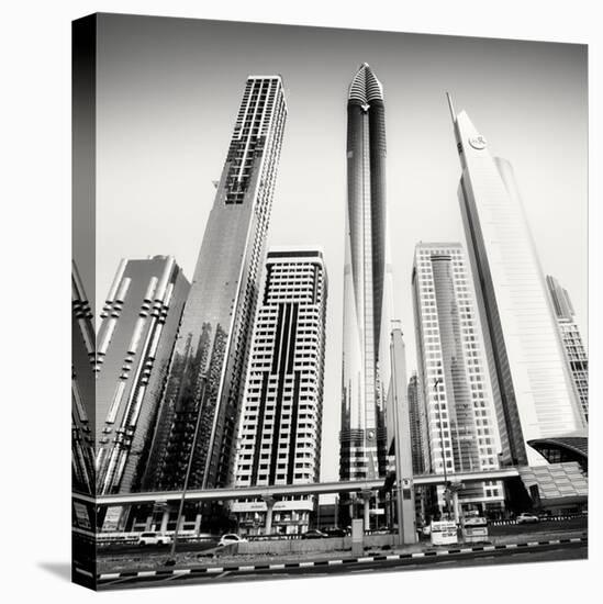 Rockets, Dubai, UAE-Marcin Stawiarz-Stretched Canvas