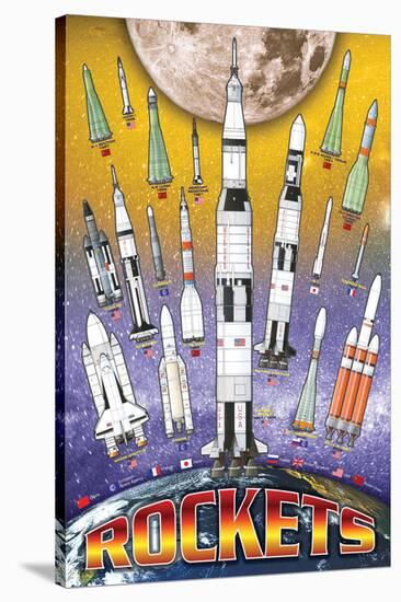 Rockets for Kids-null-Stretched Canvas