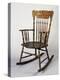 Rocking Chair, Dark Wood, Italy-null-Premier Image Canvas
