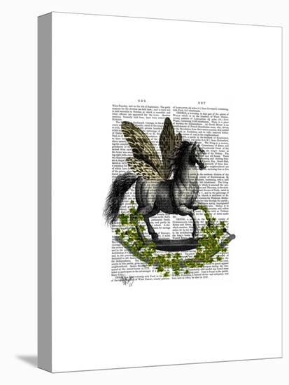 Rocking Horse Fly-Fab Funky-Stretched Canvas