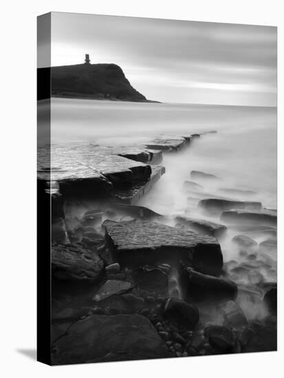 Rocks in Kimmeridge Bay with Clavell Tower in the Background, Dorset, UK-Nadia Isakova-Premier Image Canvas