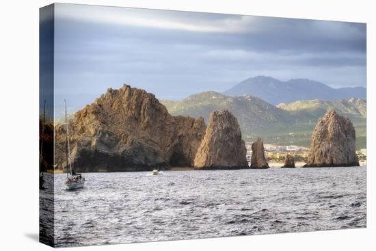 Rocks in the Sea, Cabo San Lucas, Mexico-George Oze-Premier Image Canvas