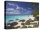 Rocks on Tropical Beach, Seychelles, Indian Ocean, Africa-Papadopoulos Sakis-Premier Image Canvas