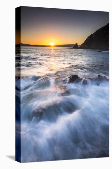 Rocky Bay at Sunrise, Tapeka Point, Russell, Bay of Islands, Northland Region-Matthew Williams-Ellis-Premier Image Canvas