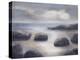 Rocky Beach 1-Doris Charest-Stretched Canvas