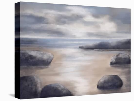 Rocky Beach 2-Doris Charest-Stretched Canvas