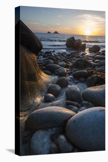 Rocky Beach at Porth Naven, Land's End,Cornwall, England-Paul Harris-Premier Image Canvas
