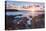 Rocky Coast at Treyarnon Bay at Sunset, Cornwall, England, United Kingdom, Europe-Matthew-Premier Image Canvas