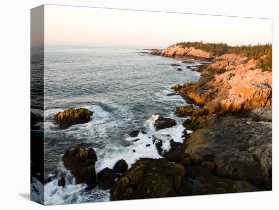 Rocky Coast of Isle Au Haut, Acadia National Park, Maine, USA-Jerry & Marcy Monkman-Premier Image Canvas