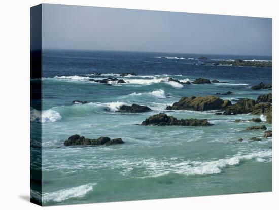 Rocky Coastline as Seen from the 17 Mile Drive, on the Monterey Peninsula, California, USA-Tomlinson Ruth-Premier Image Canvas