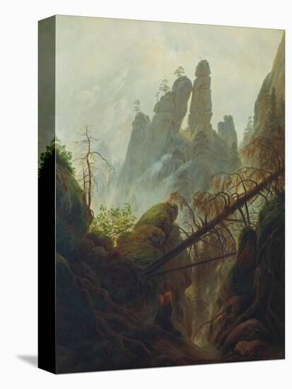 Rocky Gorge, 1822/23-Caspar David Friedrich-Premier Image Canvas