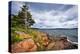 Rocky Lake Shore of Georgian Bay in Killbear Provincial Park near Parry Sound, Ontario, Canada.-elenathewise-Premier Image Canvas