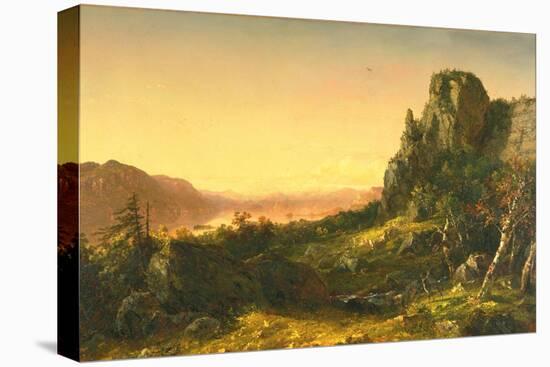 Rocky Landscape, 1853-John Frederick Kensett-Premier Image Canvas