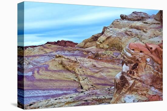 Rocky landscape, White Domes Area, Valley of Fire State Park, Nevada, USA.-Michel Hersen-Premier Image Canvas