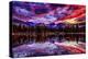 Rocky Mountain National Park, Colorado - Sunset and Sprague Lake-Lantern Press-Stretched Canvas