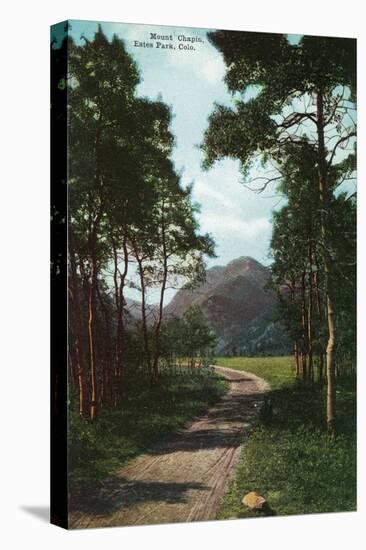 Rocky Mountain National Park, Colorado, View of Mount Chapin, Estes Park-Lantern Press-Stretched Canvas