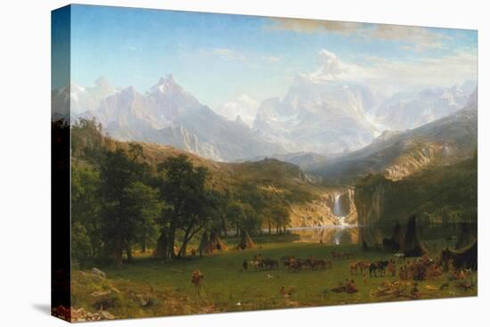 Rocky Mountains, Lander's Peak, 1863-Albert Bierstadt-Premier Image Canvas