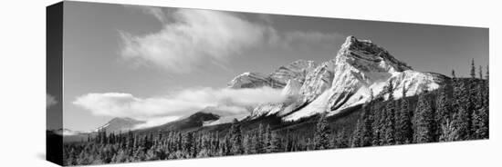 Rocky Mountains, Winter, Alberta, Canada-null-Premier Image Canvas