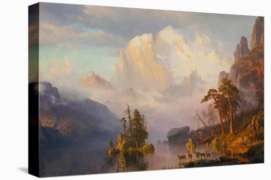 Rocky Mountains-Albert Bierstadt-Premier Image Canvas