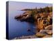 Rocky Shoreline, Acadia National Park, Maine, New England, USA-Roy Rainford-Premier Image Canvas