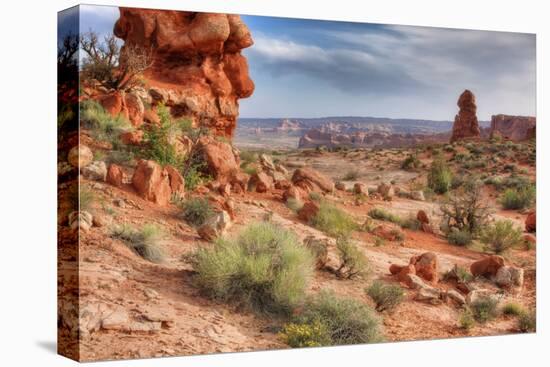 Rocky Southwest Landscape, Moab-Vincent James-Premier Image Canvas