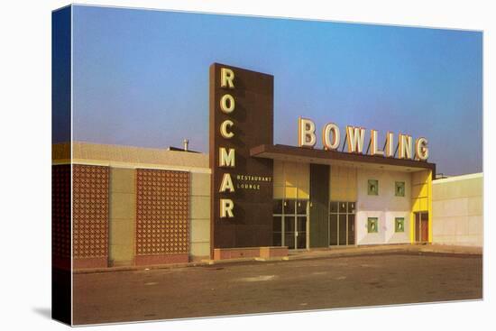 Rocmar Bowling Alley, Retro-null-Stretched Canvas