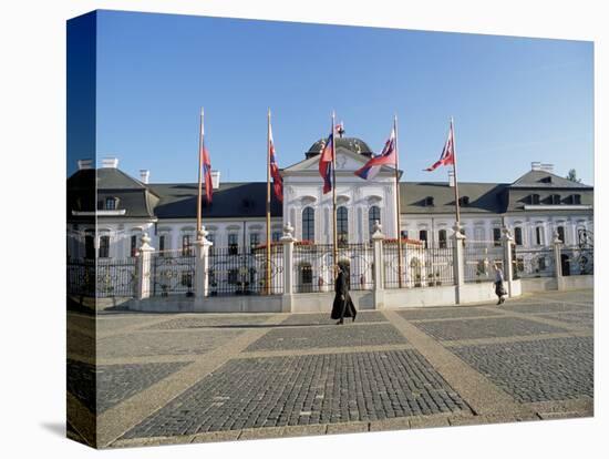 Rococo Grassalkovich Palace Dating from 1760s, Bratislava, Slovakia-Richard Nebesky-Premier Image Canvas